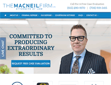 Tablet Screenshot of macneilfirm.com